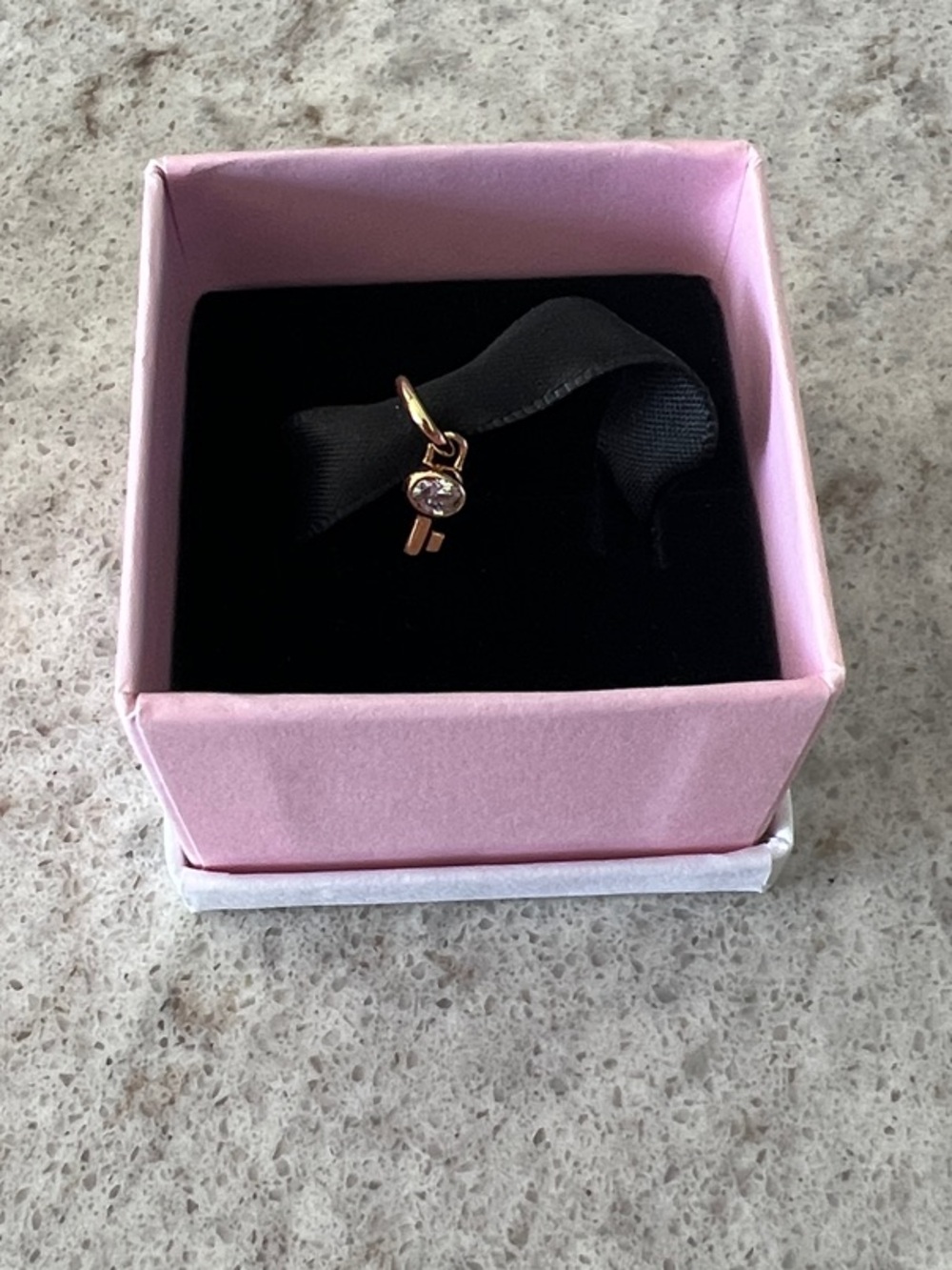 Pandora Gold Plated Mini Key Charm